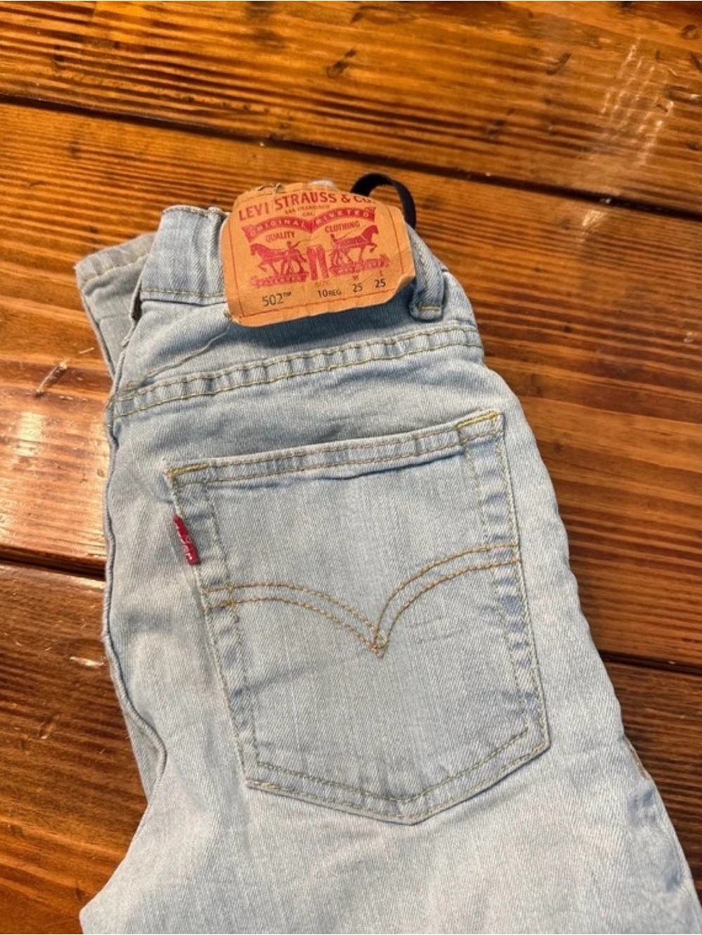 Levi's Light Blue Kids Straight Jeans